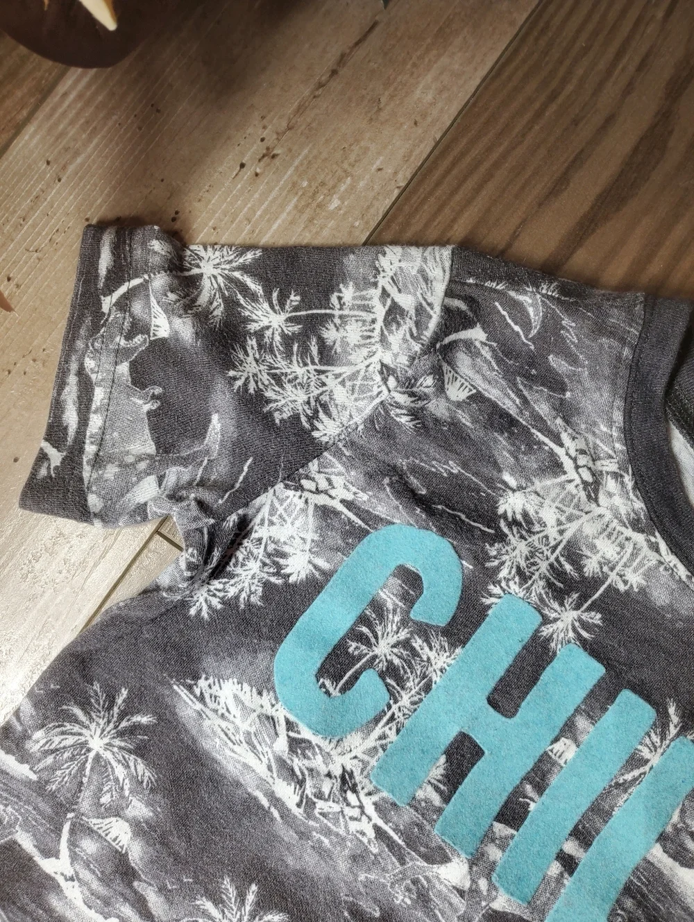 OshKosh B'gosh Boys Palm Tree CHILL Graphic Tee T-Shirt Size 5